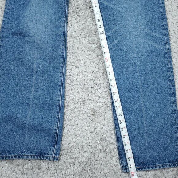 Levi's Premium 501 '90s Straight Baggy Jeans Blue Women's Size 30 x 32 Y2K Loose - Picture 12 of 12